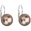 Evolution Group Charming dangling earrings with synthetic pearls 71106.3 bronze Evolution Group Charming dangling earrings with synthetic pearls 71106.3 bronze