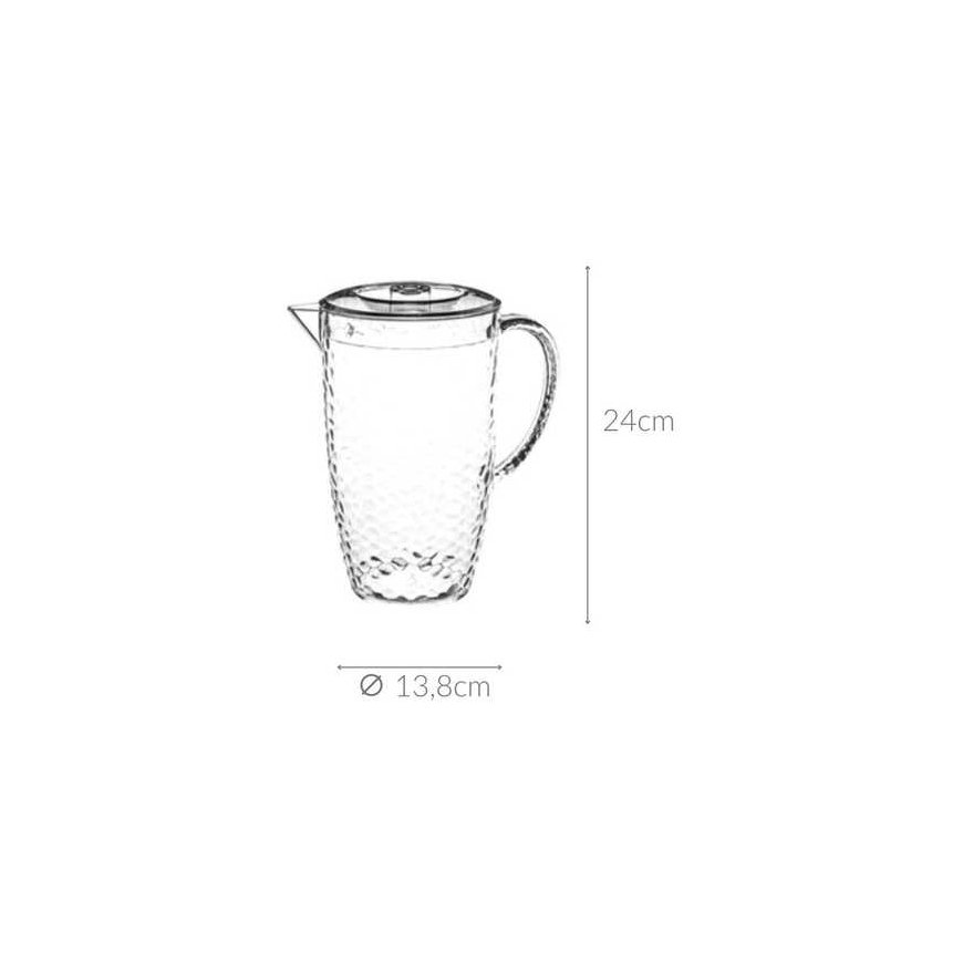5five Simply Smart ESTIVA cold drink pitcher, transparent 2 l – 5