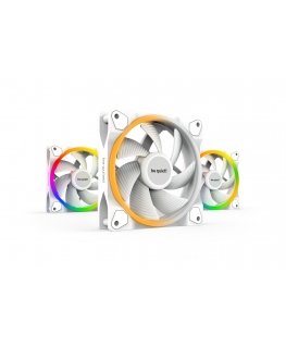 be quiet! Light Wings White | 120mm PWM Triple Pack Datora korpusam Ventilators 12 cm Balts 3 pcs