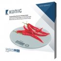 König HC-KS23N keittiövaaka Valkoinen Sähkökeittiövaaka König HC-KS23N keittiövaaka Valkoinen Sähkökeittiövaaka