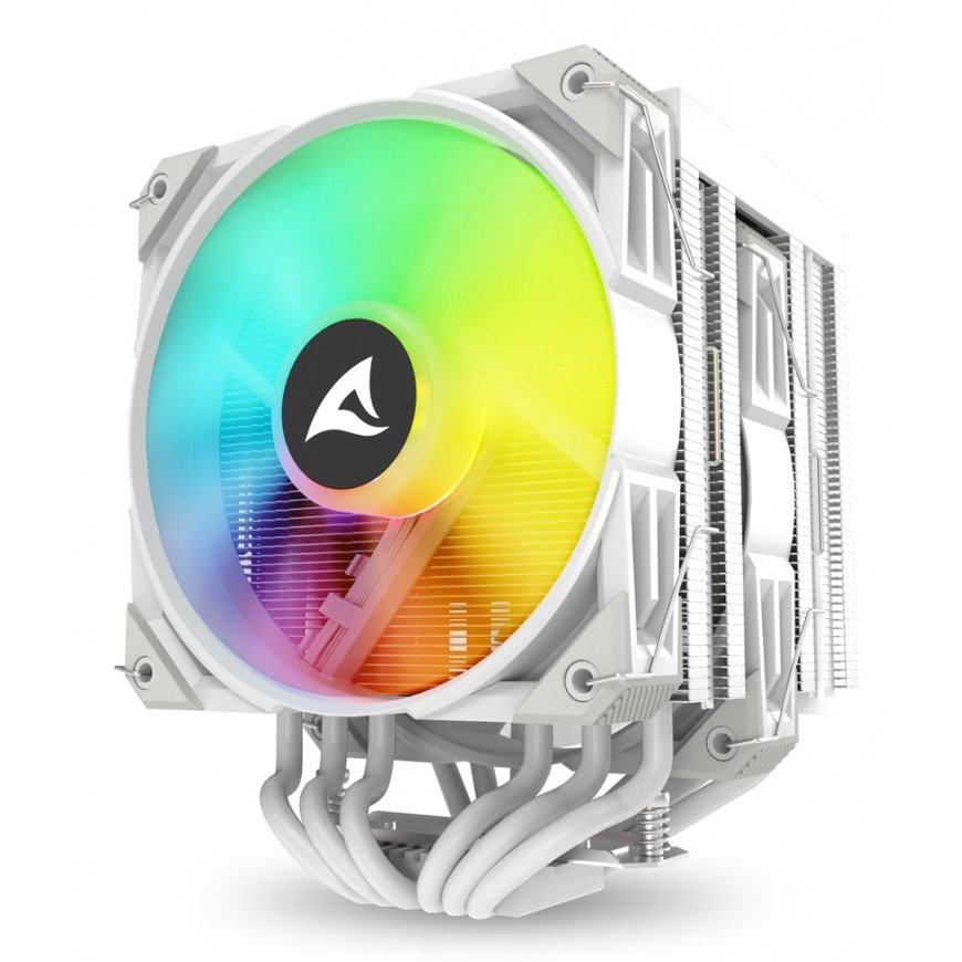Sharkoon A60 RGB Procesors Gaisa dzesētājs 12 cm Balts 1 pcs – 3