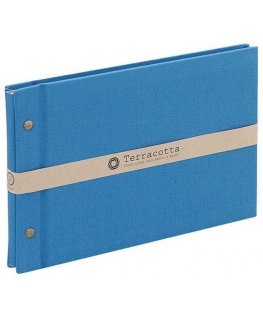 Fotogrāmatu albums „Terracotta”, A5-zils-horizontāls TER-A5F-120-B
