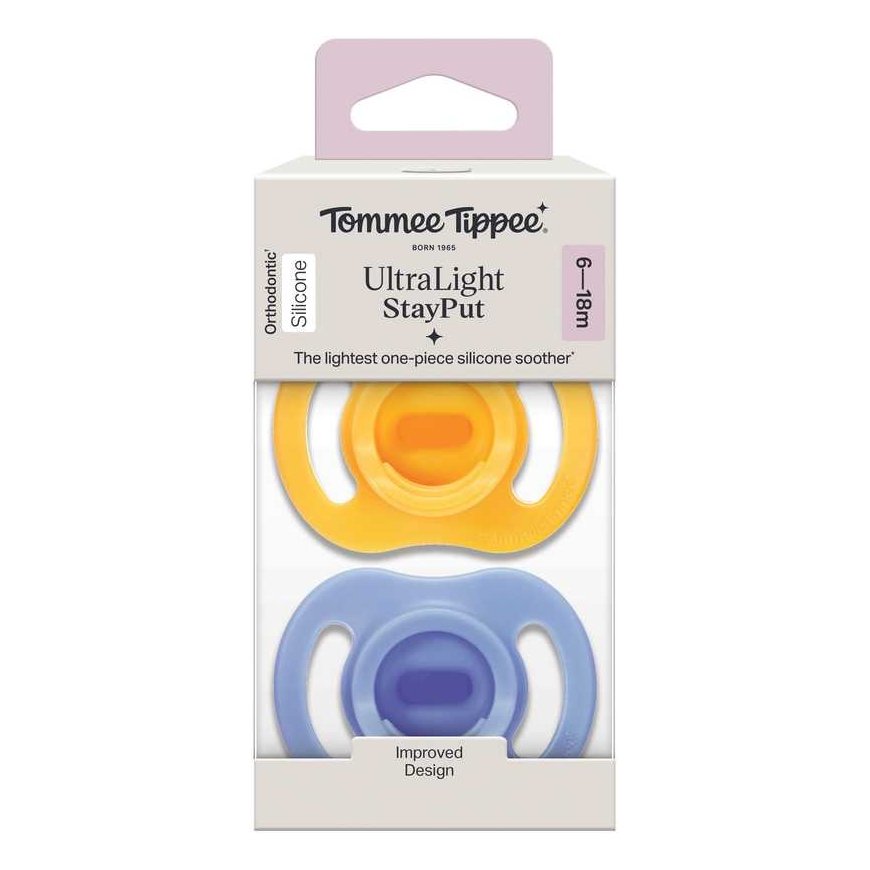 Соска TOMMEE TIPPEE силиконовая, ULTRA-LIGHT 6-18М, 2 шт, 433595 – 5
