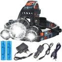 Front Headlight, Headlamp. 3x LED CREE Lamp, Strong Long Range Front Headlight, Headlamp. 3x LED CREE Lamp, Strong Long Range