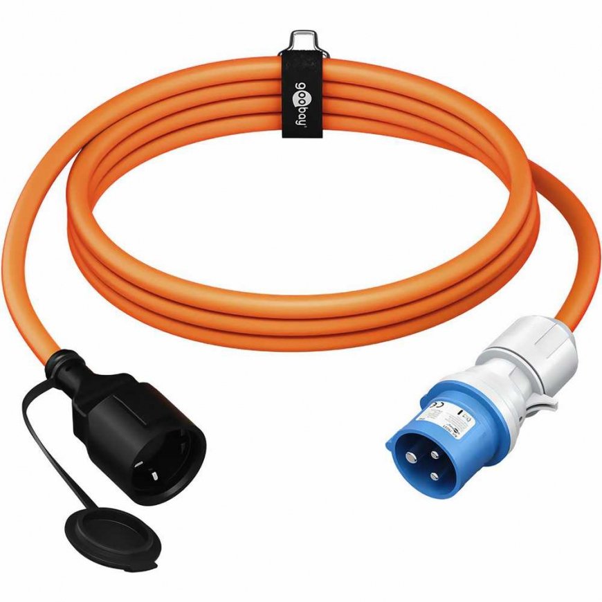 Goobay adapteris kabelis CEE 16A uz Schuko 230V 1,5 m – 2