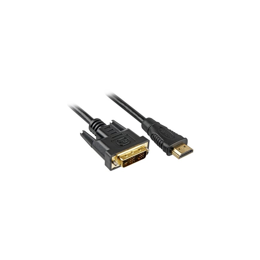 Sharkoon 4044951015221 videokaabliadapter 3 m HDMI DVI-D Must