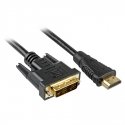 Sharkoon 4044951015221 video cable adapter 3 m HDMI DVI-D Black Sharkoon 4044951015221 video cable adapter 3 m HDMI DVI-D Black