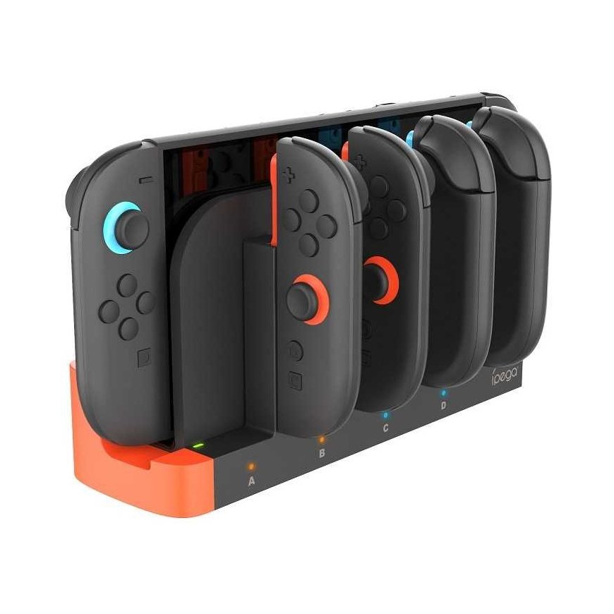 iPega SW2185 Charger Dock for JoyCon Controllers Nintendo Switch 2 black colors – 3