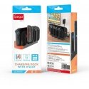 iPega SW2185 laadimisjaam JoyCon kontrolleritele Nintendo Switch 2 musta värvi iPega SW2185 laadimisjaam JoyCon kontrolleritele Nintendo Switch 2 musta värvi