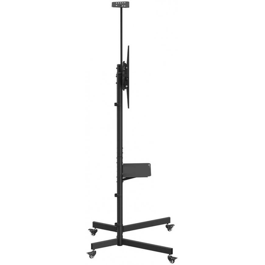 „Maclean“ televisioteline/kärry, kamera hylly, pyörillä, 37–70 tuumaa, maks. kuormitus 45 kg/5 kg hylly, maks. VESA 600x400, MC- – 4