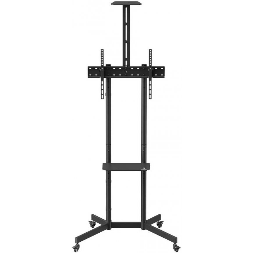 Maclean TV stand/trolley, shelf for camera, on wheels, 37–70 inches, max load 45 kg/5kg shelf, max VESA 600x400, MC-113 B – 5