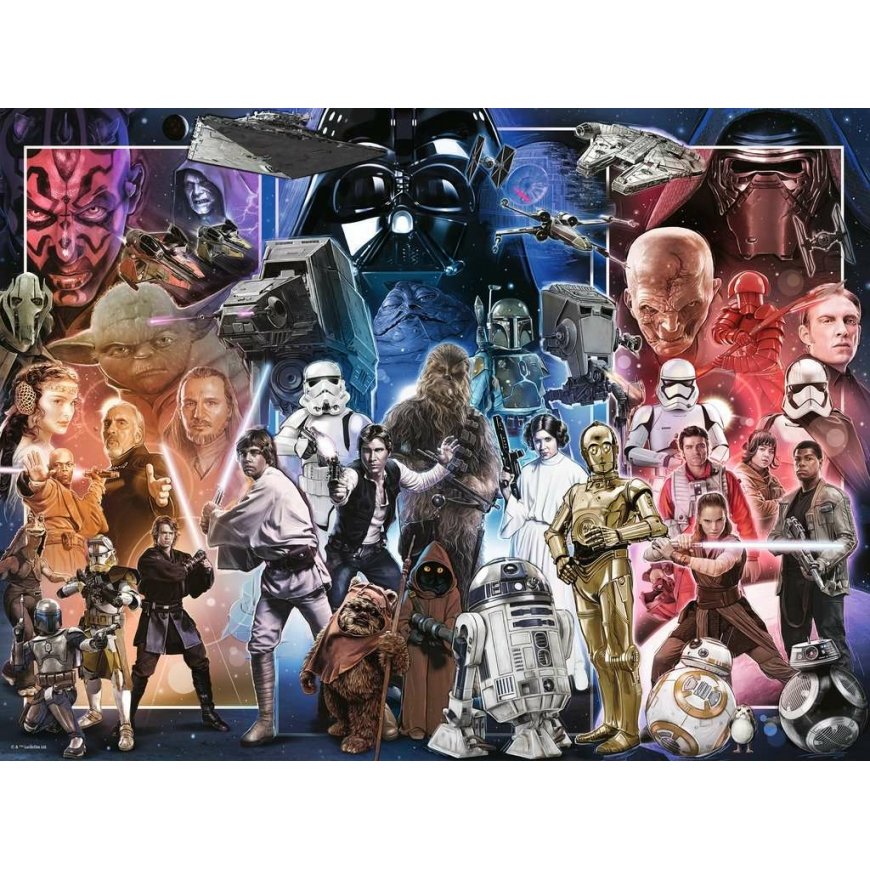 Ravensburger Star Wars 12000714 pusle 1500 tk Televisioon/filmid – 2