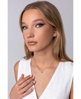 Emīlija Vestvuda Auksu pārklāts sirds formas kaklarota Kayleigh EWN250269G