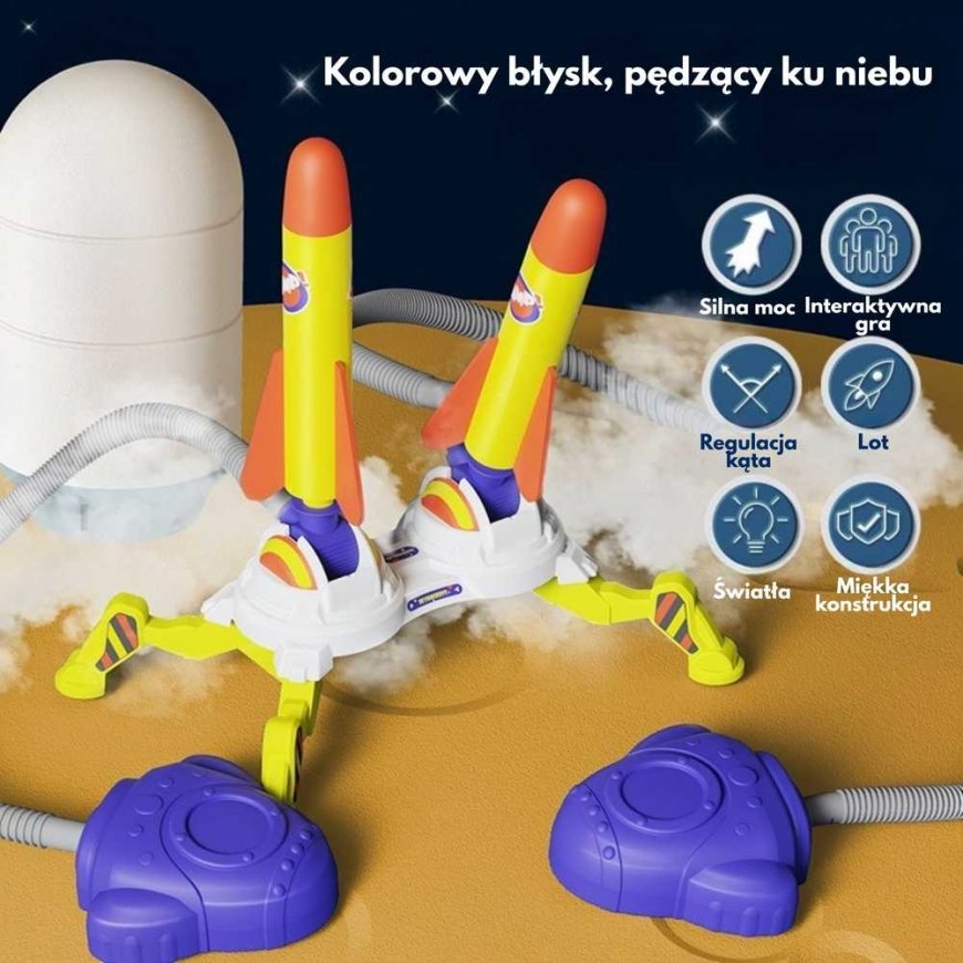 WOOPIE double foam rocket launcher, 6 pcs. – 5