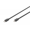 Digitus AK-300139-010-S USB кабель USB 3.2 Gen 2 (3.1 Gen 2) 1 m USB C Черный Digitus AK-300139-010-S USB кабель USB 3.2 Gen 2 (3.1 Gen 2) 1 m USB C Черный