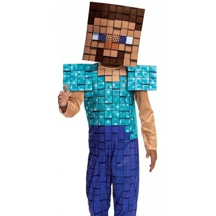 Minecraft Steve Plus -puku 4-6 vuotta – 4