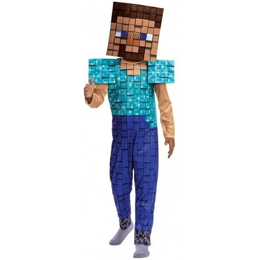 Minecraft Steve Plus -puku 4-6 vuotta – 5