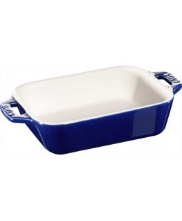 STAUB COOKING Rectangular ceramic plate 400 ml, blue