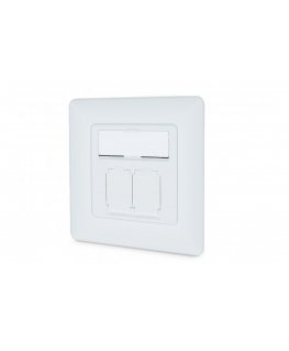 Digitus DN-9010/8-2 kontatkligzda 2 x RJ-45 Balts