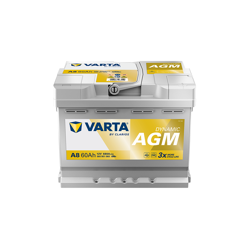 VARTA Akumulators 12V 60Ah START&STOP AGM