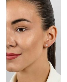Brilio Silver Sīki zeltīti akmeņi ar baltiem sintētiskiem opāliem EA625Y