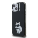 Karl Lagerfeld IML Aquarelle Choupette -kotelo iPhone 15:lle, Musta Karl Lagerfeld IML Aquarelle Choupette -kotelo iPhone 15:lle, Musta
