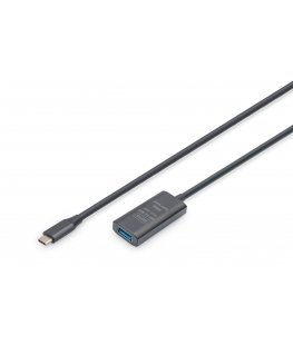 Digitus DA-73110 USB-kaapeli USB 3.2 Gen 1 (3.1 Gen 1) 5 m USB C USB A musta