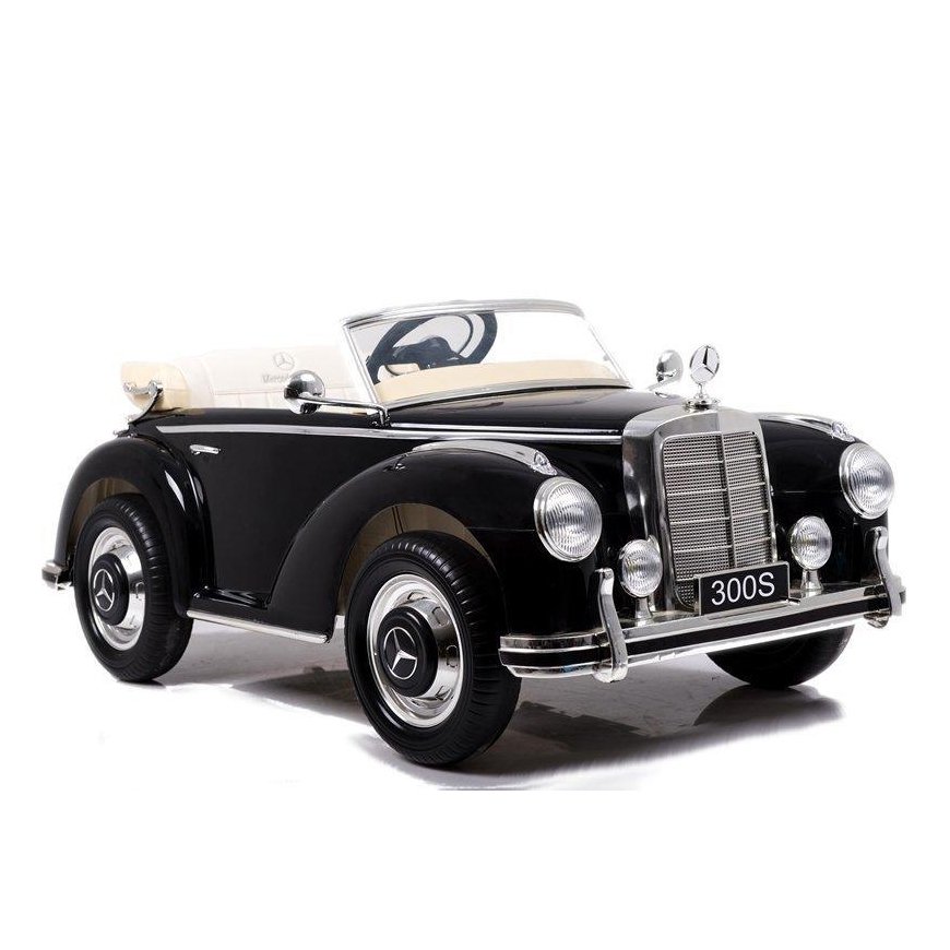 Lean Cars Dvivietis elektromobilis bērniem Mercedes 300S LS-618, melns lakots – 2