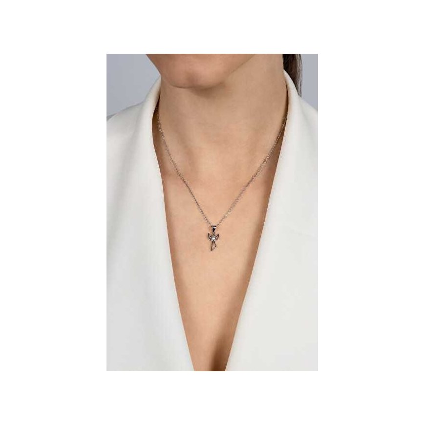 Brilio Silver Decent sidabrinis pakabukas Angel PT122W – 2