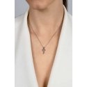 Brilio Silver Decent silver pendant Angel PT122W