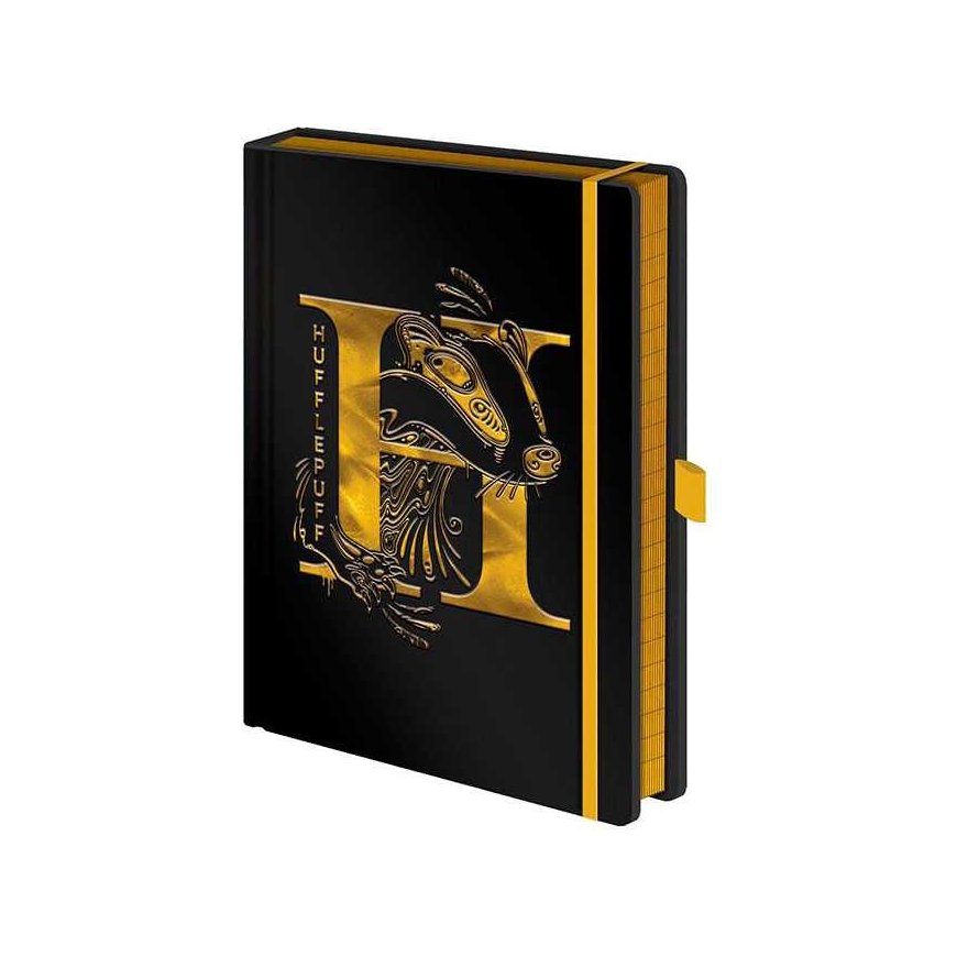 Püramiid Harry Potter Hufflepuff premium A5 märkmik