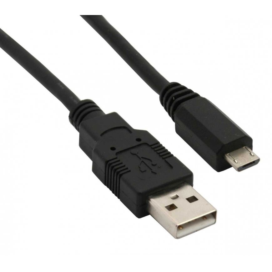 Sharkoon 4044951015474 USB kabelis USB 2.0 0,5 m USB A Micro-USB B Melns