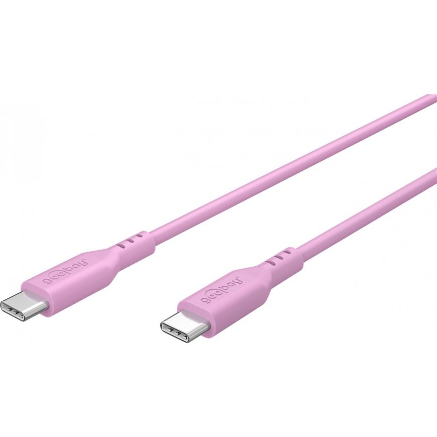 Кабель Goobay USB-C из силикона – 4