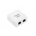 Lanberg OU6-0002-W elektros paskirstymo dėžutė RJ-45 Balta Lanberg OU6-0002-W elektros paskirstymo dėžutė RJ-45 Balta