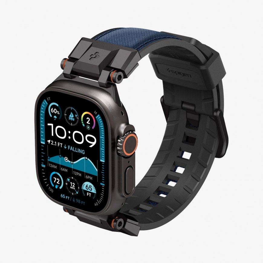 Spigen DuraPro Armor Ремешок Темно-синий Нейлон, Термопластичный полиуретан (ТПУ) – 3