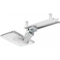 "Maclean" under-desk keyboard holder, adjustable, max. 5kg, white, MC-156 W