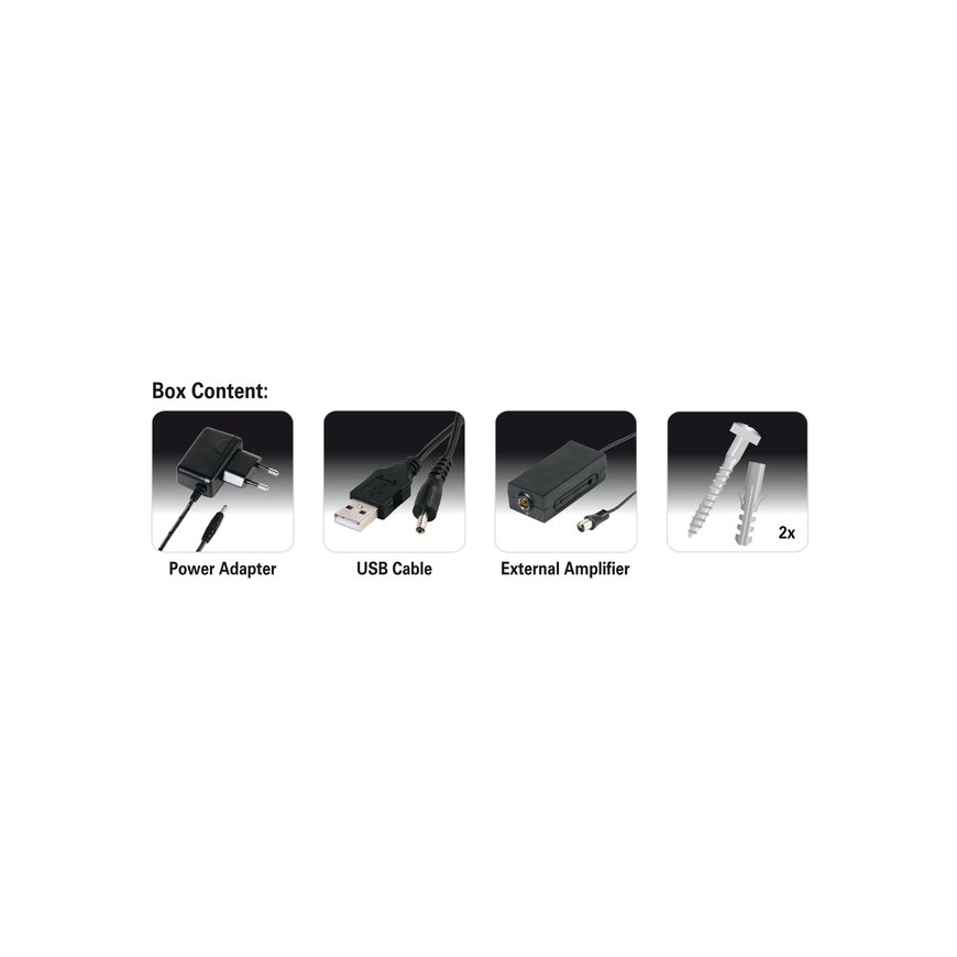 Vivanco TVA 4045 teleantenn Hoonesisene – 4