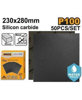 Ingco abrasiivpaber P100 230 x 280mm, 50 tk