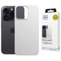 Чехол 3MK Hardy MagSilicone предназначен для Apple iPhone 15 Pro Max серебристого цвета