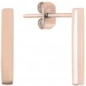 Stylish pink gold-plated minimalist earrings Stylish pink gold-plated minimalist earrings