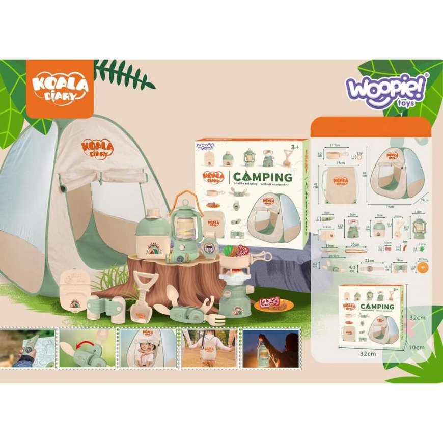 Woopie Educational Set Camping with Tent, Nature Explorer – 4