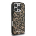 Karl Lagerfeld IML Leopard MagSafe -kuori, suunniteltu iPhone 16 Pro:lle, ruskea Karl Lagerfeld IML Leopard MagSafe -kuori, suunniteltu iPhone 16 Pro:lle, ruskea