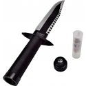 „Cinema Classic Rambo I“ didelis peilis su odiniu makštimi CC-H1 360 mm Juodas