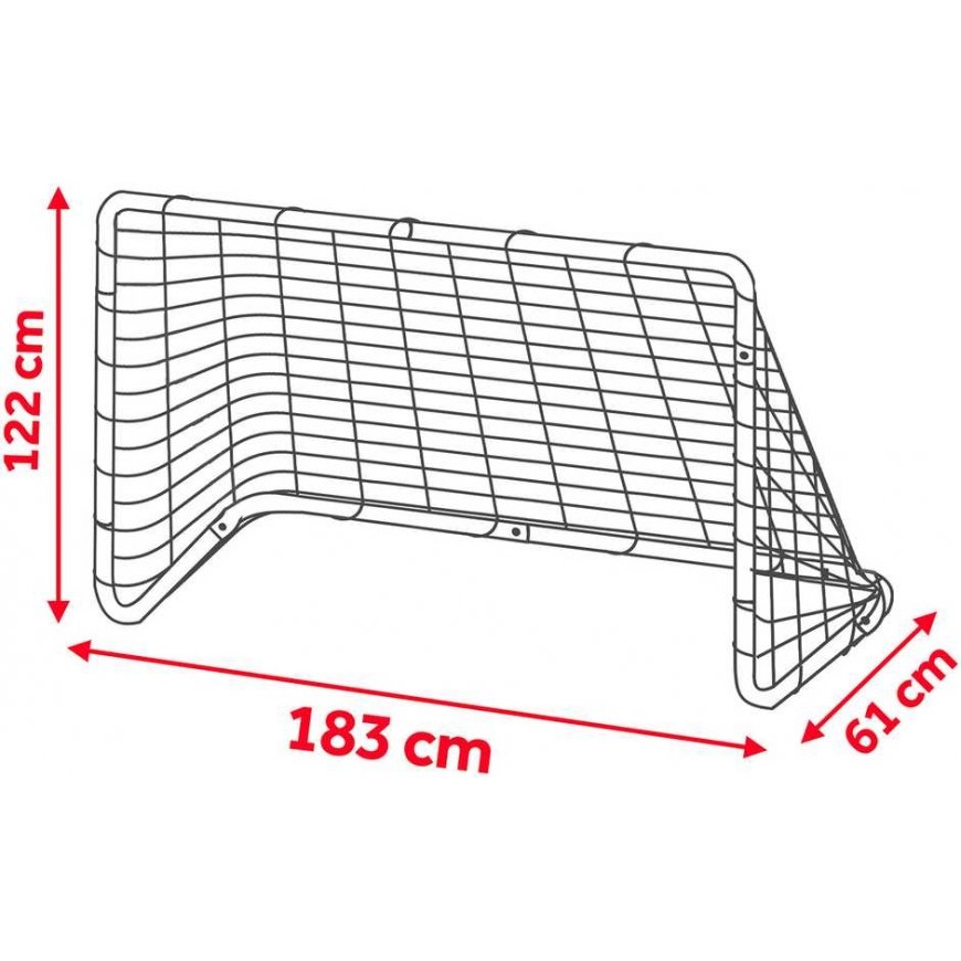 Futbolo vartai Neo-Sport 183 x 122 x 61 cm NS-492 mustad – 3