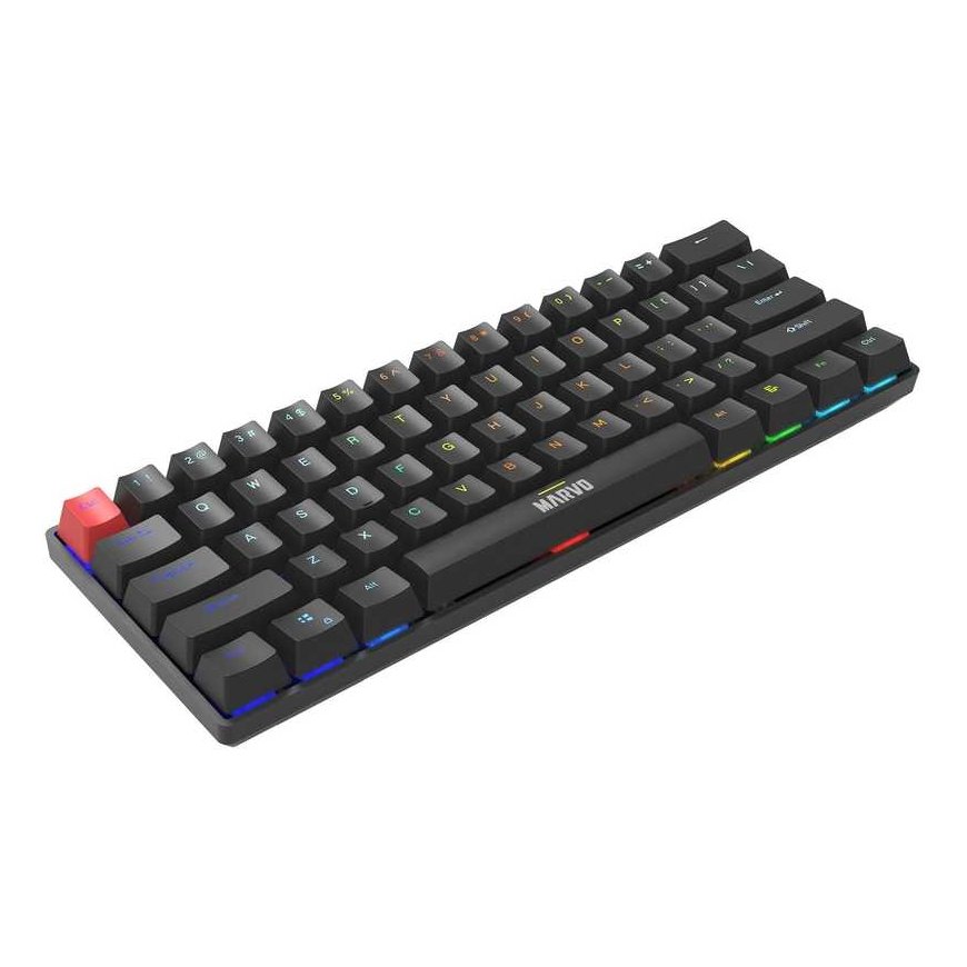 MARVO KG933 Saber 61 Wired Gaming Keyboard | USB-C | BT | 2.4 G | Black, 60% – 4