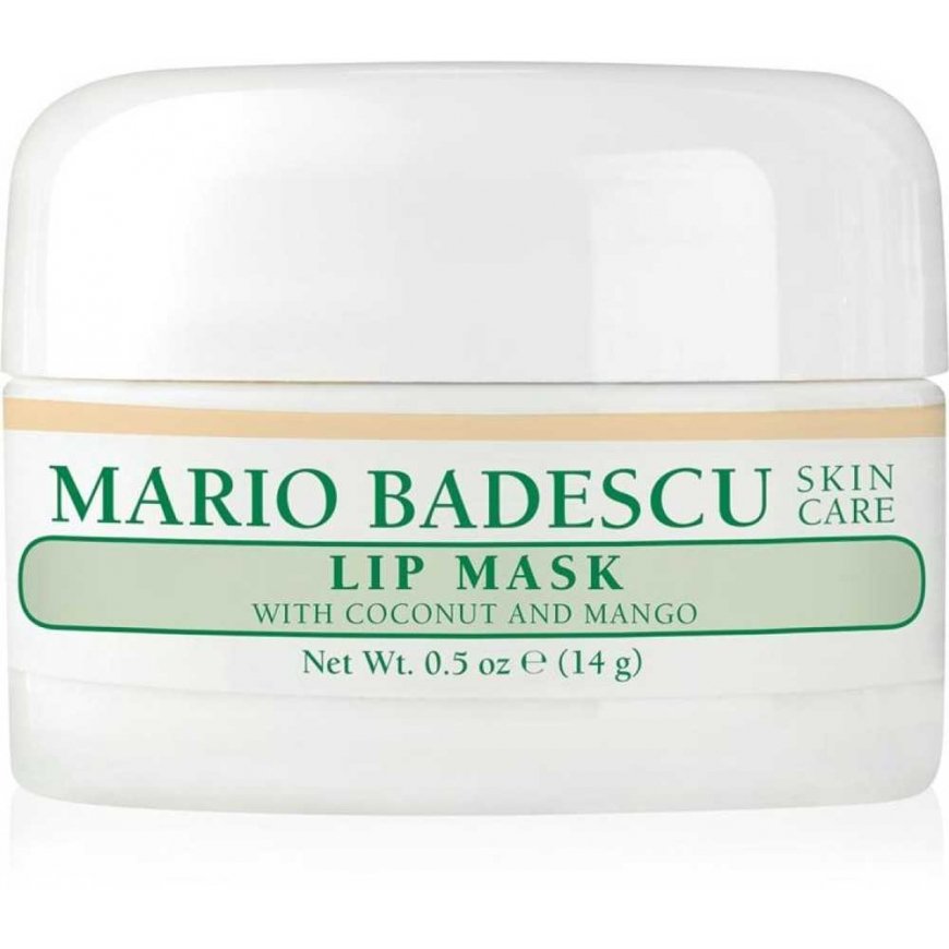 Mario Badescu kookos- ja mango huulemask, niisutav huulemask, 14 g