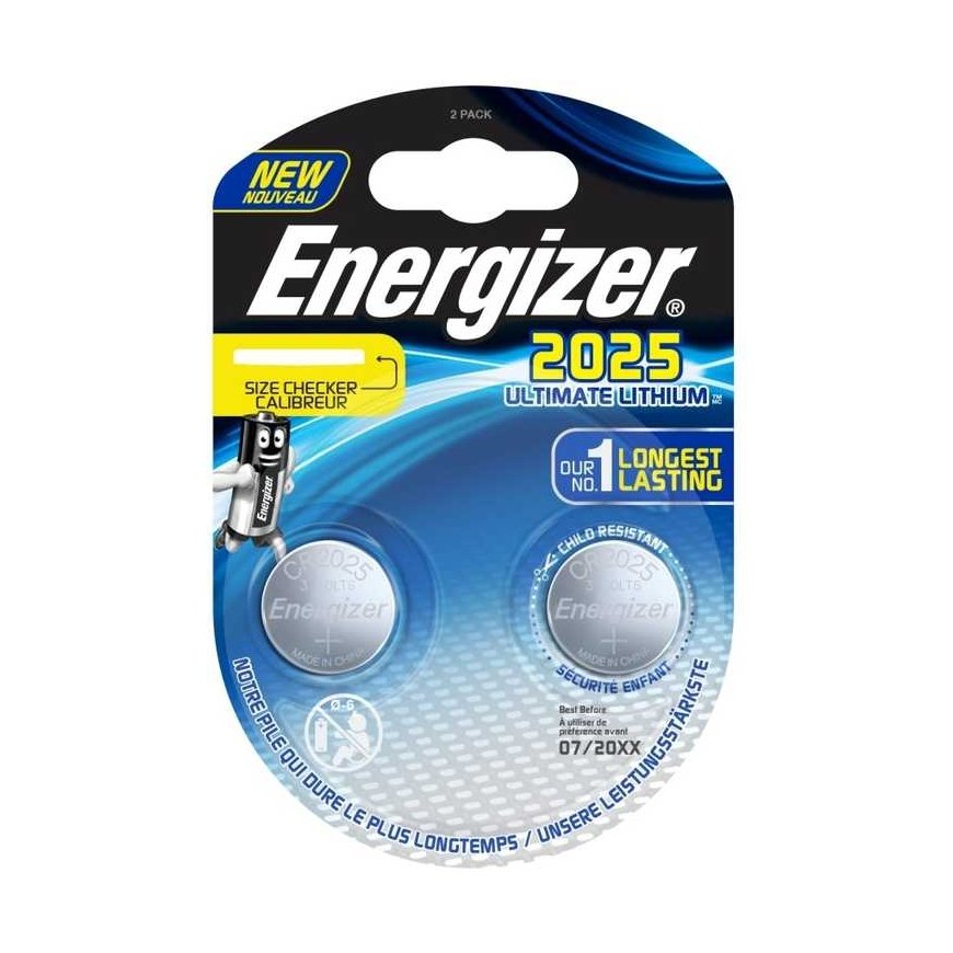 Energizer Ultimate Lithium 2025, vienreizējās lietošanas