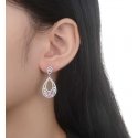 Серебряные серьги с цирконами Bernarda E0003038 Серебряные серьги с цирконами Bernarda E0003038