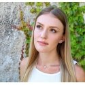 Beneto Charming hõbedane ehtekomplekt tõeliste pärlitega AGSET270PL (ripats, kõrvarõngad)