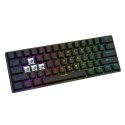 Savio BLACKOUT X2 BLUE tastatūra Speļu USB QWERTY US International Melns